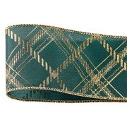 【2025年AW新作】クラシカルチェック　６３ｍｍ　緑　1巻（9ｍ）　RX000984-zzz