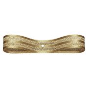 【2025年AW新作】ラメストライプ１５ｍｍ ４５ゴールド　14.5ｍ RT041741-045