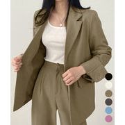 【日本倉庫即納】 パンツスーツセット テーラードジャケット