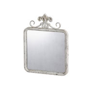 ボイリ・スクエアミラー　鏡/壁装飾/アンティーク/壁掛け