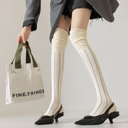 【2025冬新品】INS風  レディース  靴下 百掛け  ソックス  長筒スパッツ  4色