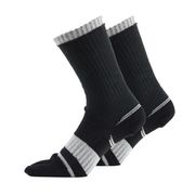 ASHITOMO WORKING SOCKS 破れ対策ソックス 5本指クルー25-27cm2足組ダーク SWYC-D52
