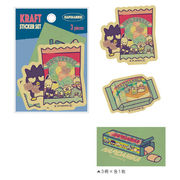 【取寄せ商品】サンリオ クラフトステッカーセット（レトロマーケット/はぴだんぶい）