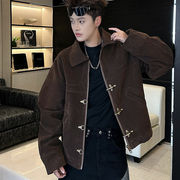 解体風デザイン テーラードジャケット メンズ ショート丈 カジュアルアウター