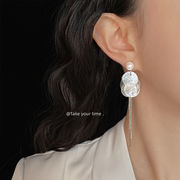 通勤用ピアス、気質イヤリング、 ポストsilver925 、ファッションアクセサリー、金属アレルギー対応