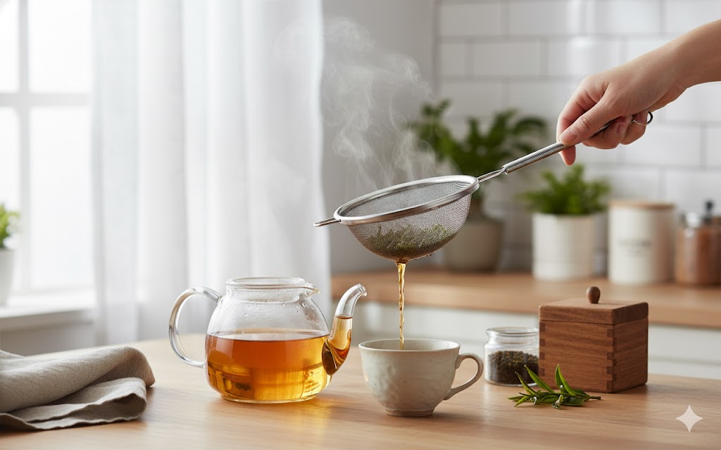 茶こし共柄　ダブル