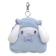 サンリオ ダイカット リール パスケース ねこねこおばけ シナモロール ブルー【小ロット販売】