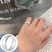 シルバー指輪 シンプル 丸み シルバーアクセサリー アレルギー対応 調整可能 おしゃれ 上品