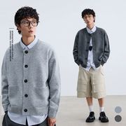 メンズファッション ニットカーディガン 男女兼用 ストリート系 アウター  秋冬 2025新作★全2色