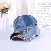 ヒップポップ帽 ダンス帽 パーティー帽子 レディース帽 デニム帽 ステージハット 舞台帽子 無地帽子