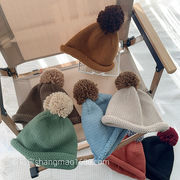 「2025」子供用★帽子★ニット★キッズ★耳カバー★暖かい★7色