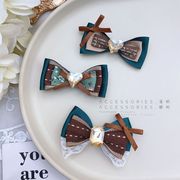 新入荷 蝶結び デコパーツ 生地 パッチ 刺繍アップリケDIY ヘアアクセサリーバッグ装飾 貼り付けパーツ