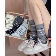 【日本倉庫即納】 リブソックス レディース ミドル丈 靴下