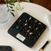 最新トレンド勢揃い 木製ジュエリー収納トレイ 指輪ネックレス陳列ディスプレイ ショーケース 撮影小物