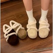 秋冬シューズ パンプス ラウンドトウ 裏起毛  お出かけ 靴