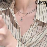 ネックレス レディース スター 星 キラキラ 華やか メタル カジュアル モード スタイリッシュ 華奢