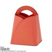 【卓上収納】スヌーピー フラワー小物入れ ピンク