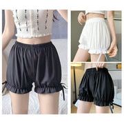 レディース 夏用 薄手 安全パンツ かぼちゃ ショートパンツ ゆったりインナー 外穿OK
