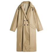 着脱式のフード付きレインコート！ Wpc.TWILL CHESTERFIELD COAT（ツイルチェスターコート）ベージュ