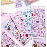 シール 立体シール  シール帳 DIY ステッカー 3Dシール 装飾シール 精美 ク リスタルの質感