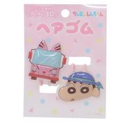 特価商品　クレヨンしんちゃん　立体アクリルヘアゴム(ライトピンク)