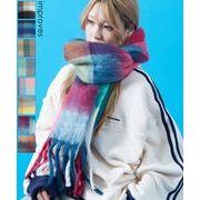 チェックマフラー