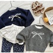 2025秋冬新作★韓国風子供服★ベビー服 ★キッズ服★アパレル★ニット 丸首のセーター 80-130