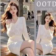 2026新品 レディース　ニットスカート　ワンピース