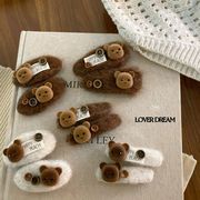 子供ヘアアクセサリー 雑貨★子供用髪飾り 女の子 かんざしクマ  ヘアゴム可愛いLF