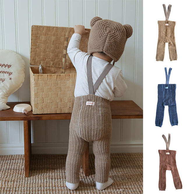 2025秋冬※厚手 ウエイトリフティングパンツ ベビー ハイウエスト 保温 腹巻き付き ストレッチ