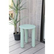 ジェードサイドテーブル　丸/ラウンド/飾り棚/おしゃれ/３本脚