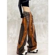 【予約226897】大きいサイズ秋冬 韓国 カレッジ風 新しいデザイン カジュアル デニム パンツ S ~LL