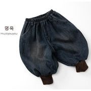 【2025秋冬新作】雑貨 韓国風 子供服 パンツ 裹起毛 キッズ 保温 ロングパンツ