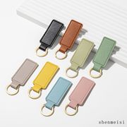 大量レザーキーホルダー バッグチャーム キーアクセサリー装飾用品12色