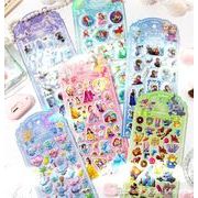 手帳素材装飾　貼り付けパーツぷくぷく立体シール　携帯装飾品　3Dエポキシステッカー