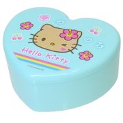 【卓上収納】ハローキティ ハート型小物入れ 日焼け