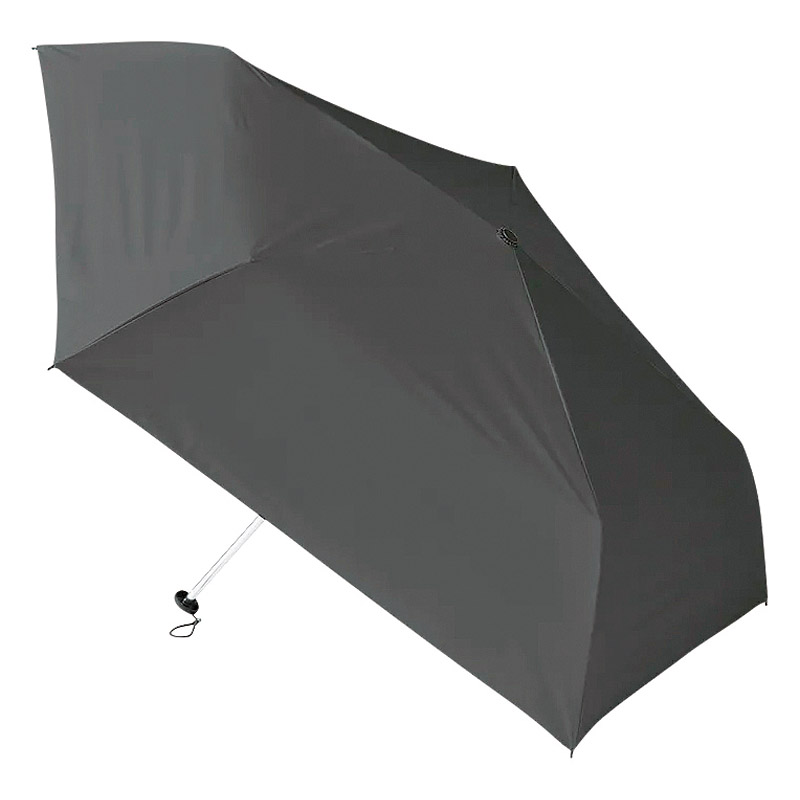 超軽量スリム遮光折りたたみ傘ブラック