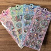 2025★DIY手作り ステッカー★粘着シール★3D★手帳素材