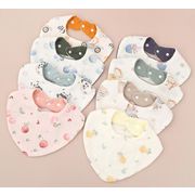 2025年新作 ベビー綿よだれかけ  ベビー唾液ナプキン  おしゃれ キッズ よだれかけ 防水 可愛い ベビー向け