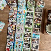 文房具 手帳素材 手帳DIY 手帳シール ステッカー シール 装飾シール 精美 ク リスタルの質感