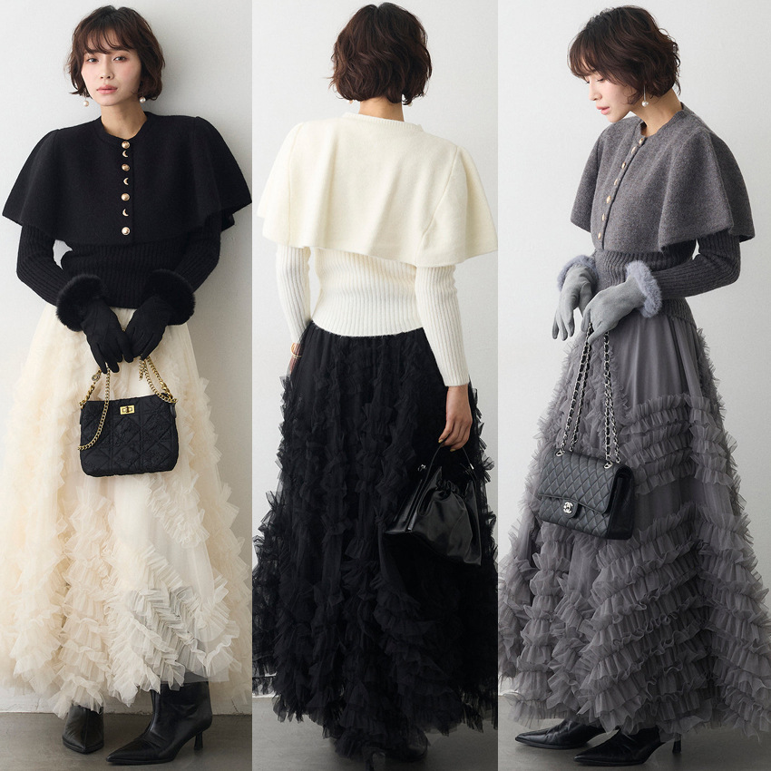 新入荷★レディース服・ニットセーター・チュールスカート韓国風・ファッション・トップス     6色