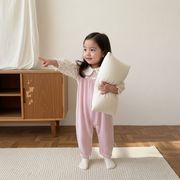 2026春秋子供服 シンプル 可愛い ロンパース 連体服 韓国風 防寒 温かい ベビー服 キッズ服 [73~100cm]