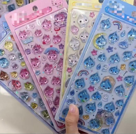 文房具 スマホ飾り  貼り付け  手芸DIY 手帳シール ステッカー 3Dシール 装飾シール 精美 ク