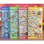 ぷくぷくシール ぷっくりシール 3Dステッカー 立体ステッカー エポキシステッカー　ヌイグルミ