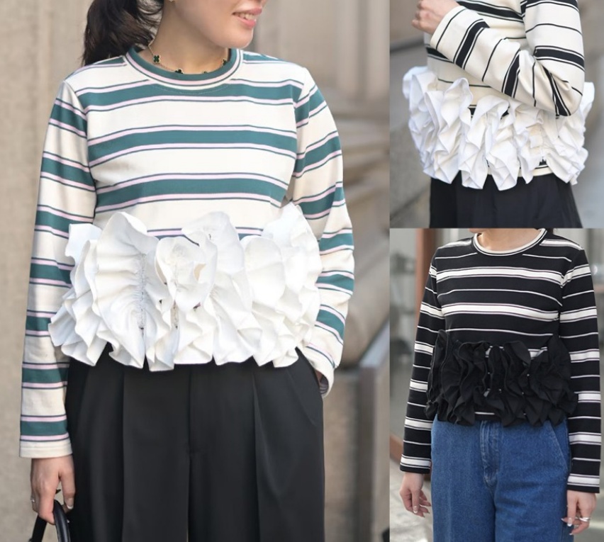 2026年INS 春夏新作　おしゃれ　カジュアル系  ストライプ柄　 シャツ
