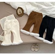 2026新冬 子供用　ボトムス　女の子　ズボン  暖かい  ベビー服  66cm-100cm