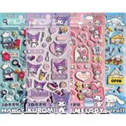 ぷくぷくシール ぷっくりシール 3Dステッカー 立体ステッカー エポキシステッカー　ヌイグルミ