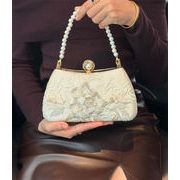 最終プライス 早い者勝ち 2026年最新ヴィンテージ風刺繍ハンドバッグ 軽やかな奢りを感じる