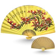 巨大 扇子 梅の花 162cm 和風 壁掛け インテリア 装飾 舞台 ダンス 撮影 飾り 和室 旅館 店舗 ディスプレイ