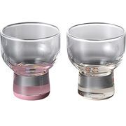 紀州塗ぬりもんdeVerre 　蒔絵 写楽 盃ペアセット